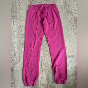 Pink lululemon joggers